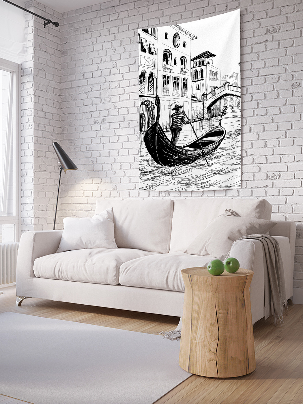 

Вертикальное фотопанно на стену JoyArty Путешествие на лодке по Венеции 150x200 см, Путешествие на лодке по Венеции