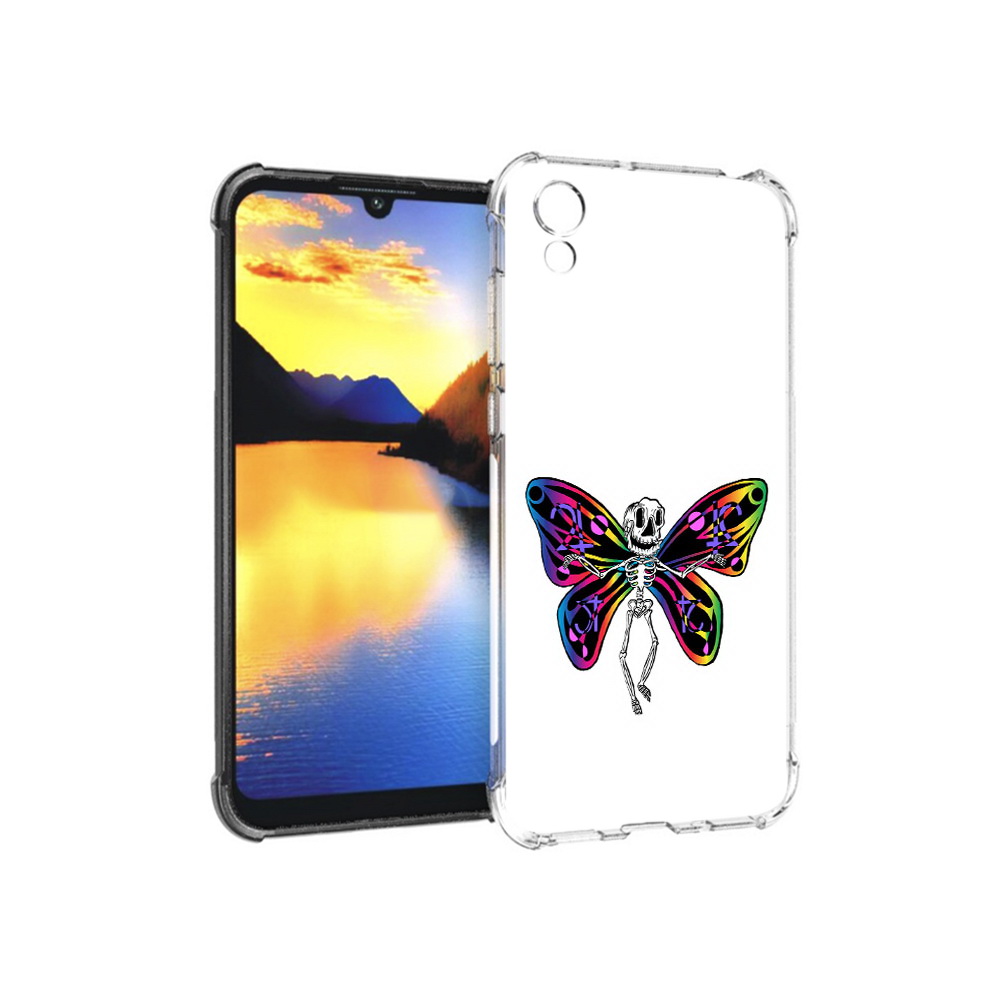 

Чехол MyPads Tocco для Huawei Y5 эффект бабочки, Прозрачный, Tocco