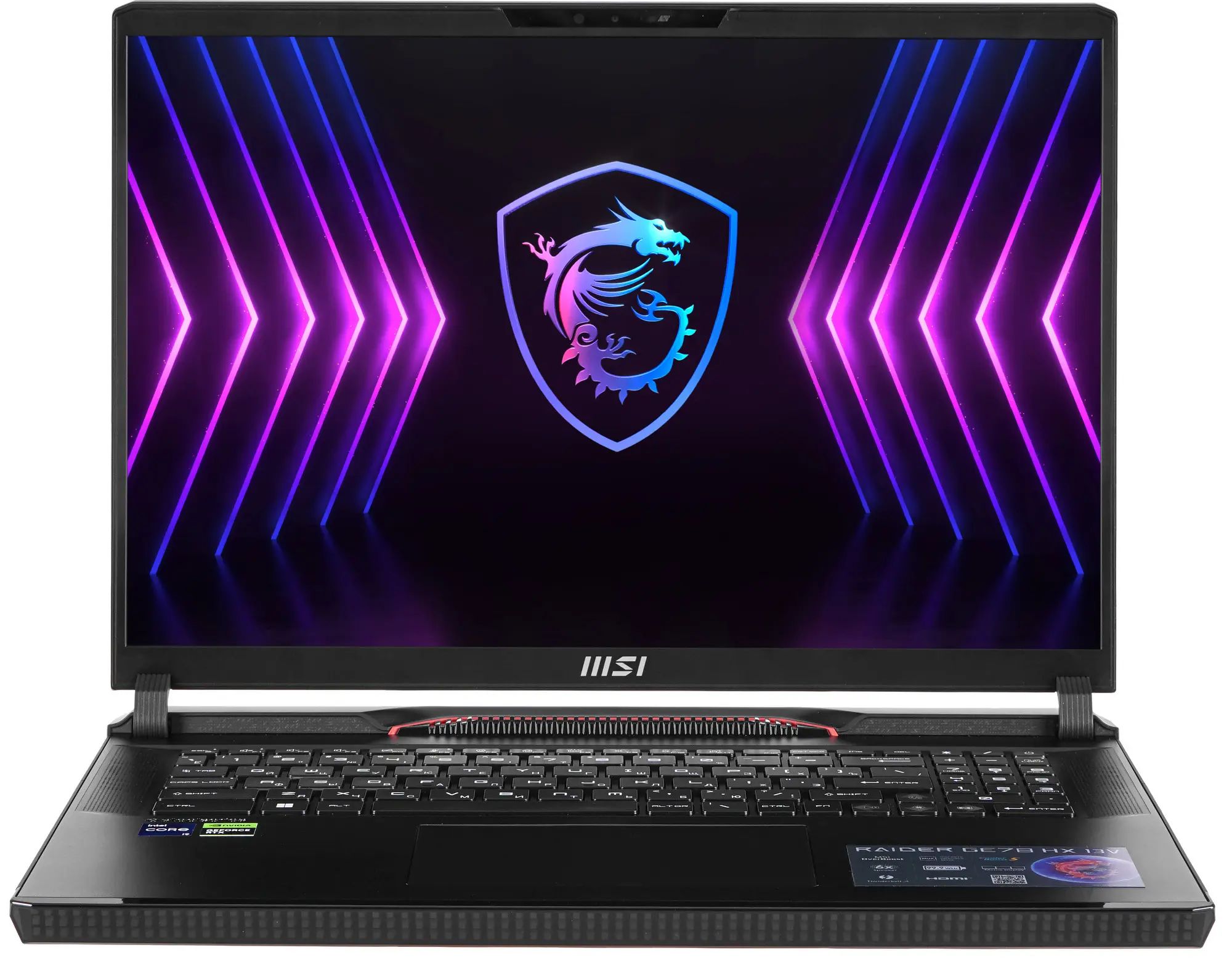 

Ультрабук MSI Raider GE78 HX Black (13VH-205RU), Raider GE78 HX