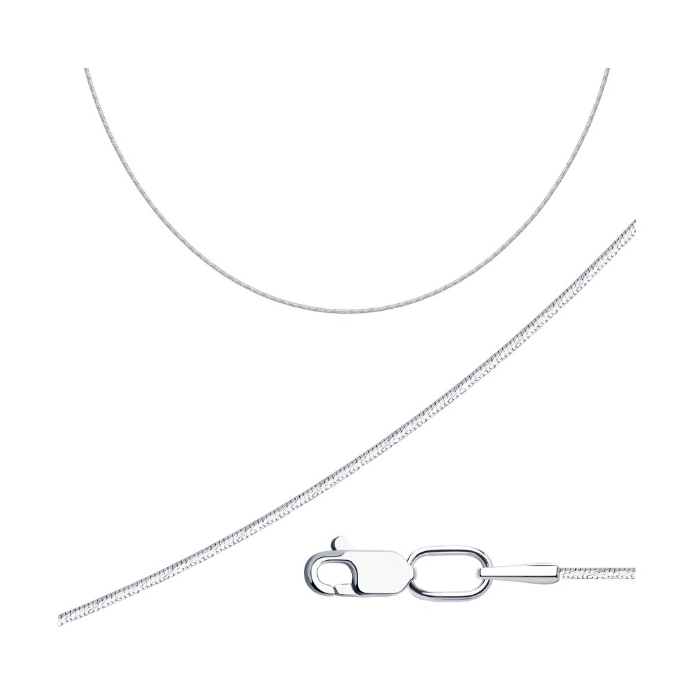 

Цепочка из серебра 45 см SOKOLOV 968010300-37, 968010300-37