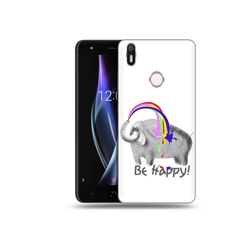 

Чехол MyPads Tocco для BQ Aquaris X счастливый слон, Прозрачный, Tocco