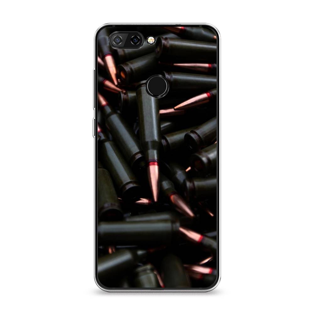 

Чехол Awog на ZTE Blade V9 / ЗТЕ Блэйд V9 "Пули черные", Разноцветный, 132450-5