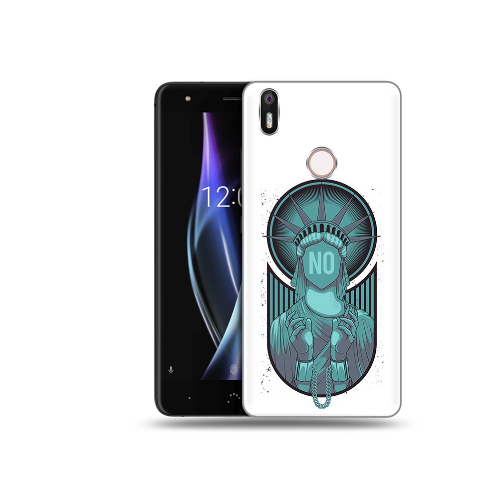 

Чехол MyPads Tocco для BQ Aquaris X статуя свободы зеленый, Прозрачный, Tocco