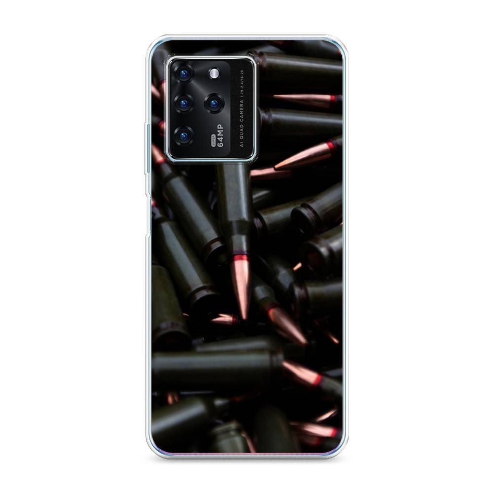 

Чехол Awog на ZTE Blade V30 / ЗТЕ Блэйд V30 "Пули черные", Разноцветный, 135350-5