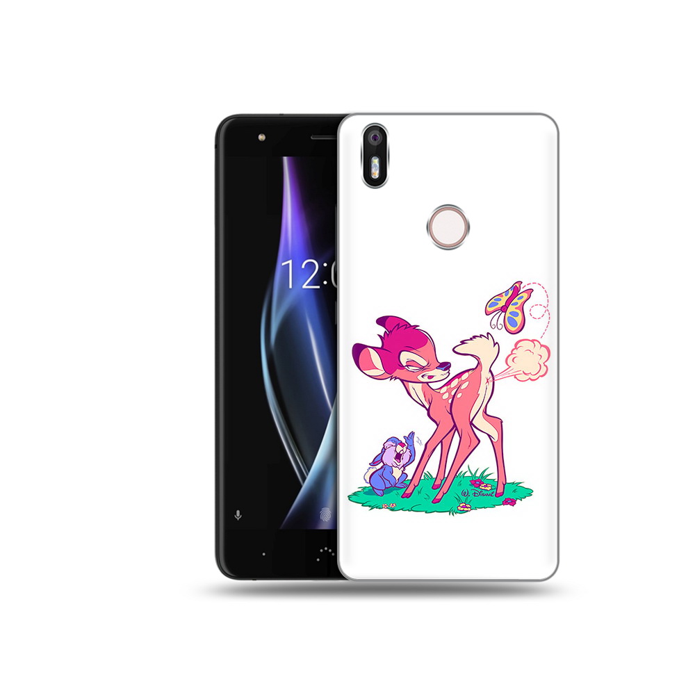 

Чехол MyPads Tocco для BQ Aquaris X смешной олененок, Прозрачный, Tocco