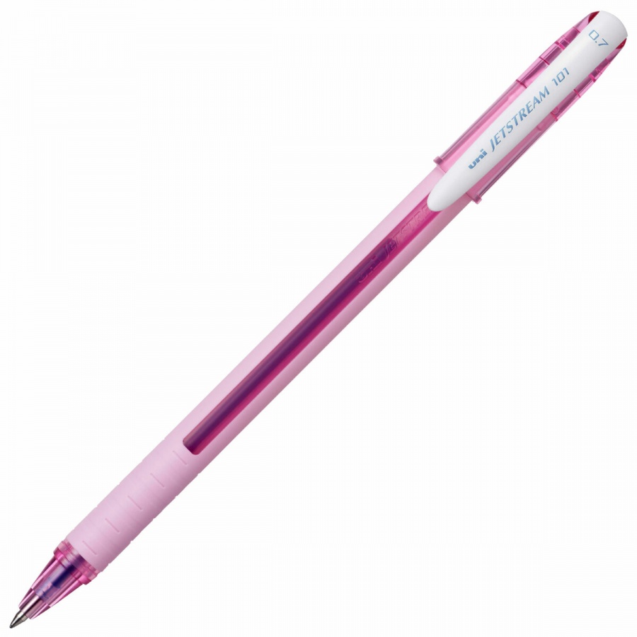 

Ручка шариковая Uni JetStream (0,35мм, синий, корпус розовый) 12шт (03750)