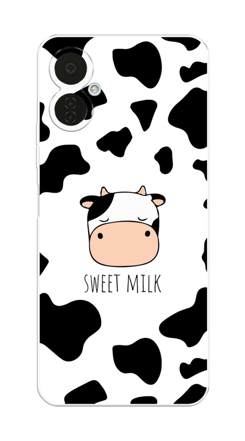 

Чехол на Tecno Camon 19 Neo "Sweet milk", Розовый;белый;черный, 302350-1