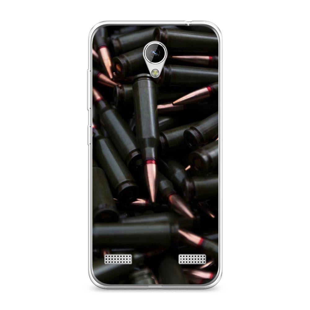 

Чехол Awog на ZTE Blade A520 / ЗТЕ Блэйд A520 "Пули черные", 132050-5