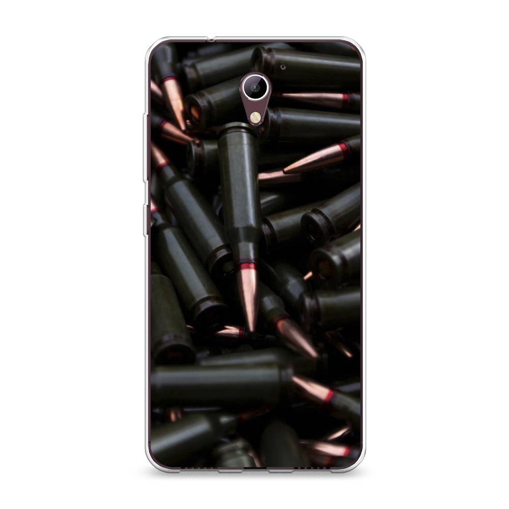

Чехол Awog на ZTE Blade A510 / ЗТЕ Блэйд A510 "Пули черные", Разноцветный, 130150-5