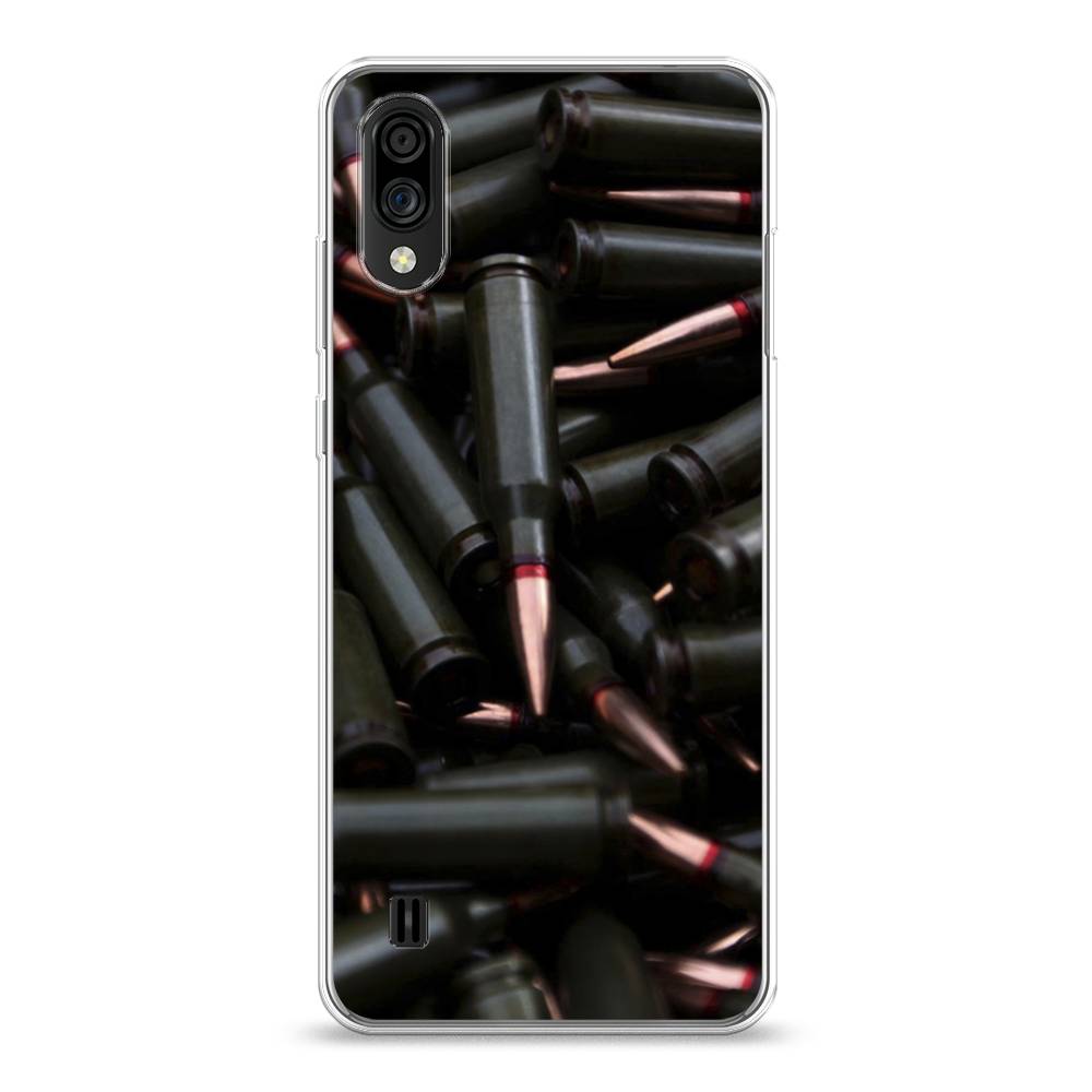 

Чехол Awog на ZTE Blade A51 lite / ЗТЕ Блэйд A51 lite "Пули черные", Разноцветный, 134850-5