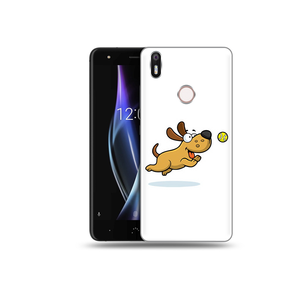 

Чехол MyPads Tocco для BQ Aquaris X пёсик, Прозрачный, Tocco
