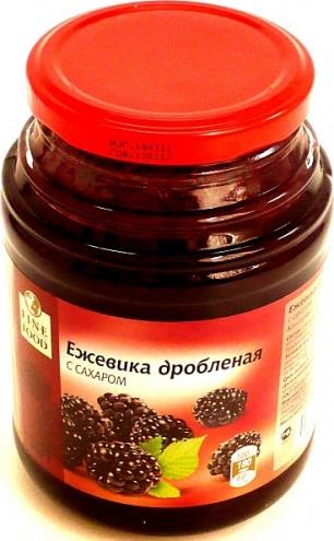 Варенье Fine Food ежевика дробленая с сахаром 560 г