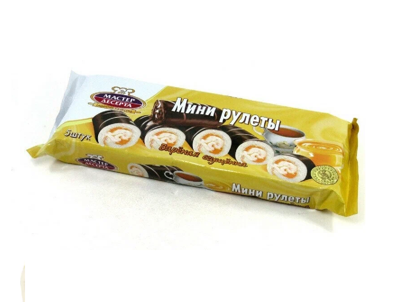 

Мини-рулеты Мастер Десерта с вареной сгущенкой, 175 г
