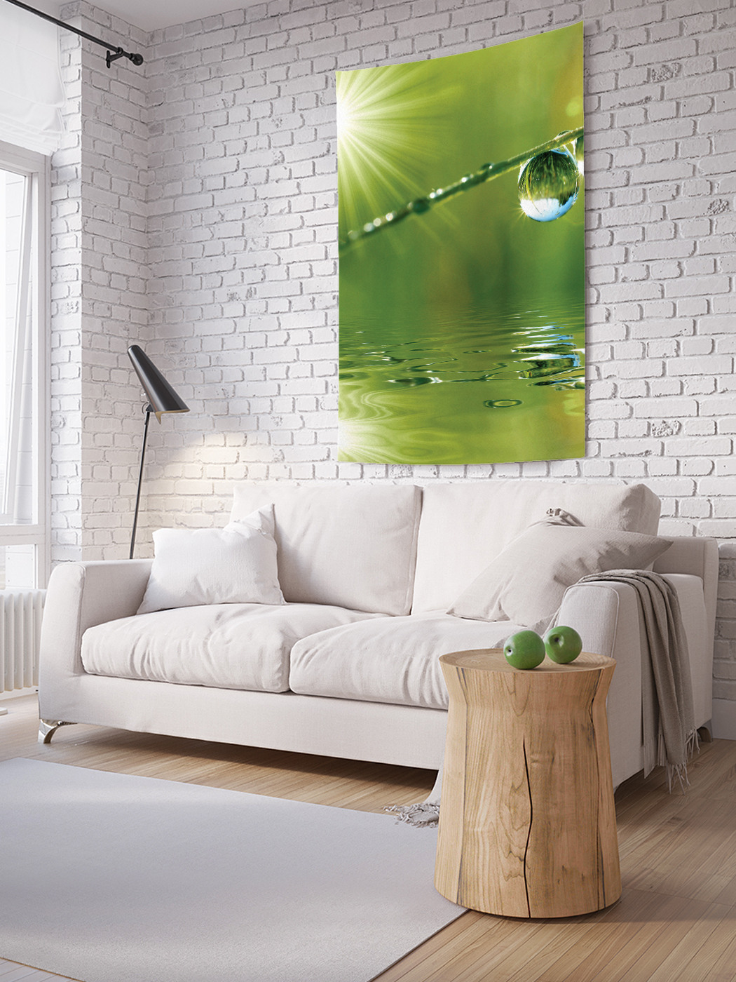 

Вертикальное фотопанно на стену JoyArty Капельный мир 150x200 см, Капельный мир