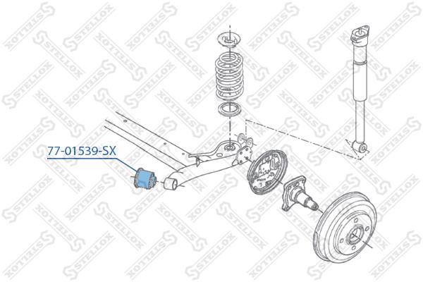 

Сайлентблок Stellox 7701539SX