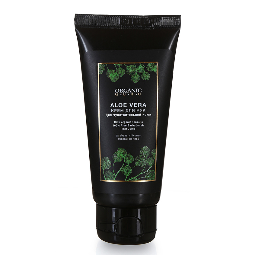 

Крем для рук Organic Guru Aloe vera для чувствительной кожи, 60 мл