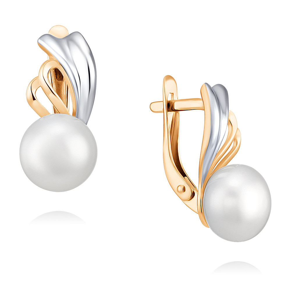 

Серьги из красного золота с жемчугом ADAMAS 2455261/01-А50Д-727, 2455261/01-А50Д-727
