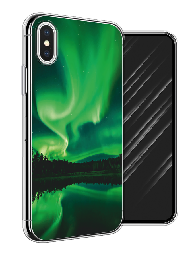 

Чехол Awog на Apple iPhone XS (10S) / Айфон XS (10S) "Ночные пейзажи 7", Разноцветный, 11850-4