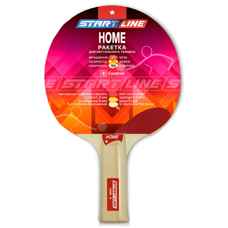 

Ракетка для настольного тенниса Start Line Home 1210, ST, Home
