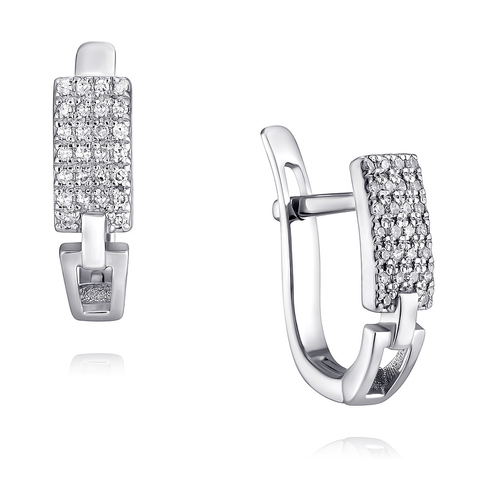 

Серьги из белого золота с бриллиантом ADAMAS 2437726/01-А511Д-41, 2437726/01-А511Д-41