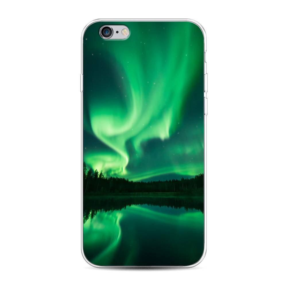 фото Силиконовый чехол "ночные пейзажи 7" на apple iphone 6s awog