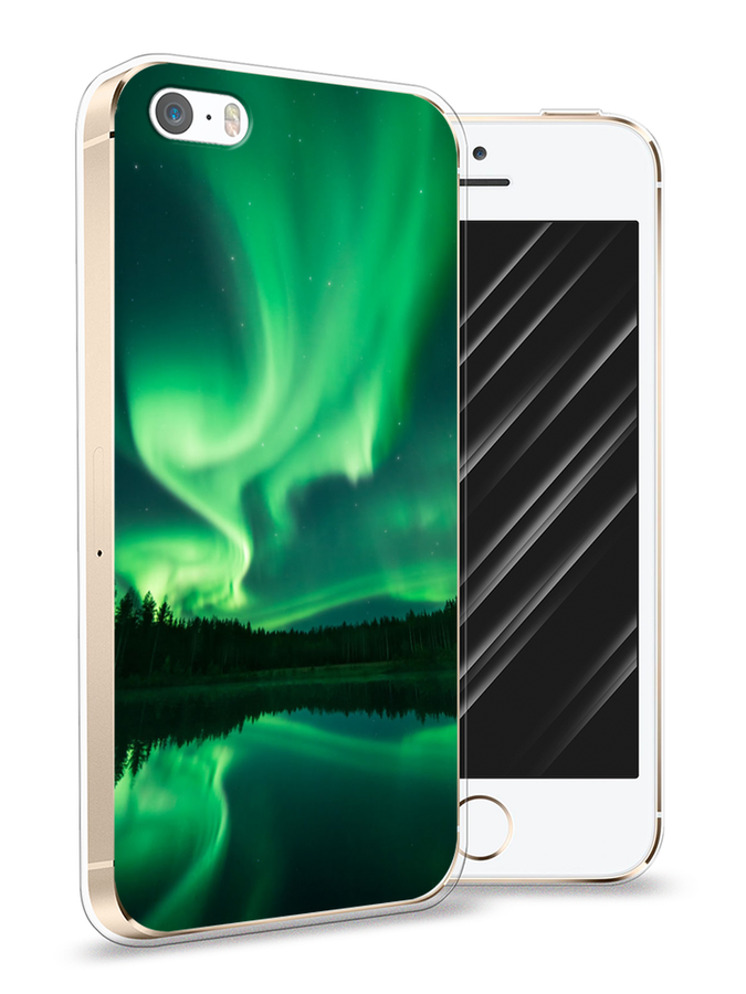

Чехол Awog на Apple iPhone 5 / Айфон 5 "Ночные пейзажи 7", Разноцветный, 10350-4