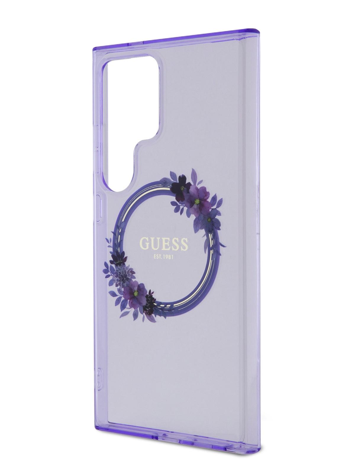 Чехол Guess для Samsung Galaxy S24 Ultra с MagSafe Hard Purple