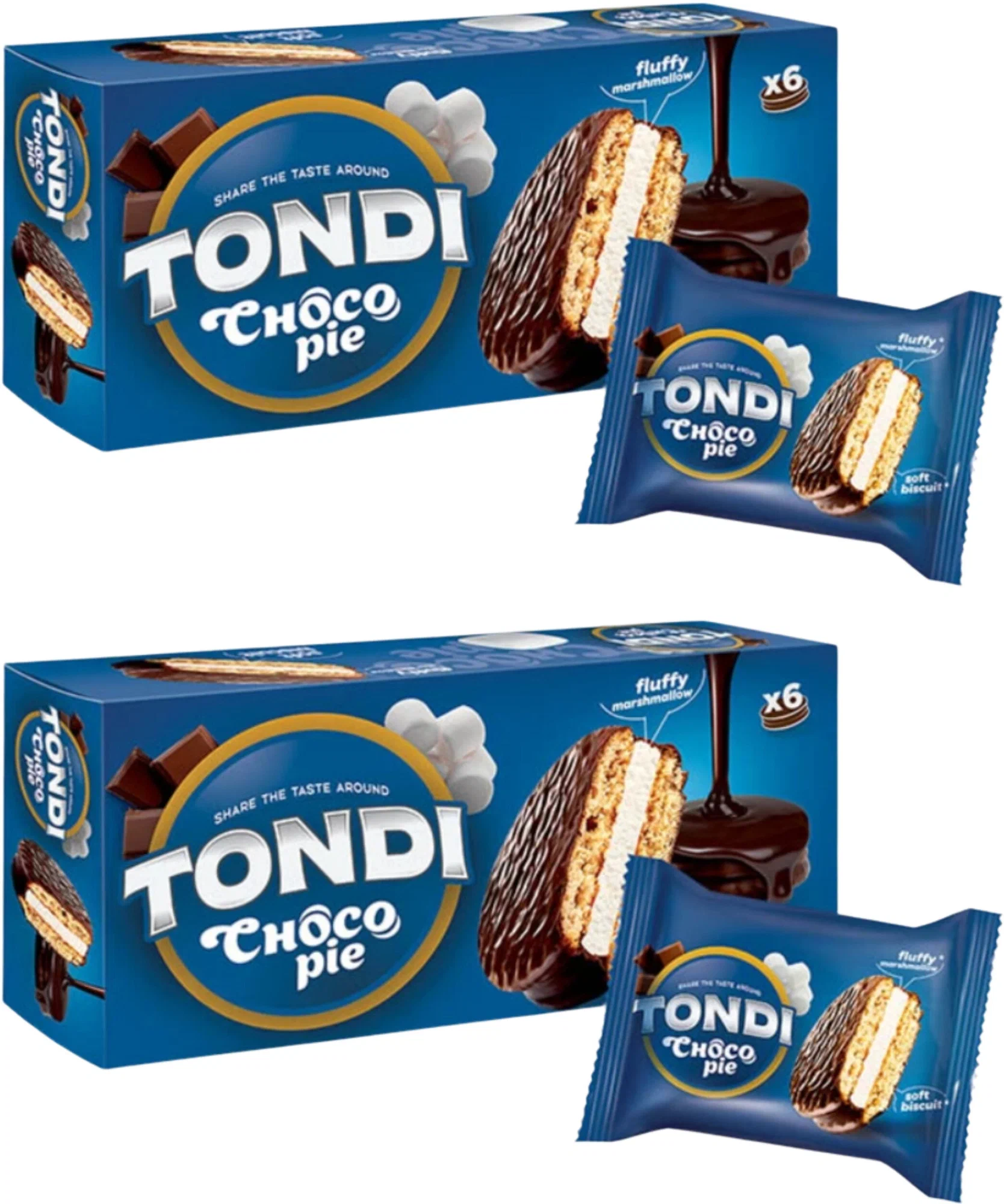 

Пирожные KDV Choco Pie Tondi, 180 г х 2 шт