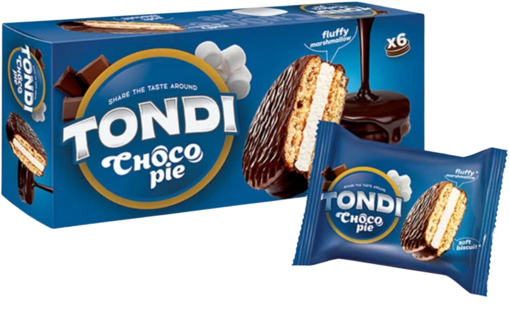 

Пирожные KDV Choco Pie Tondi, 180 г