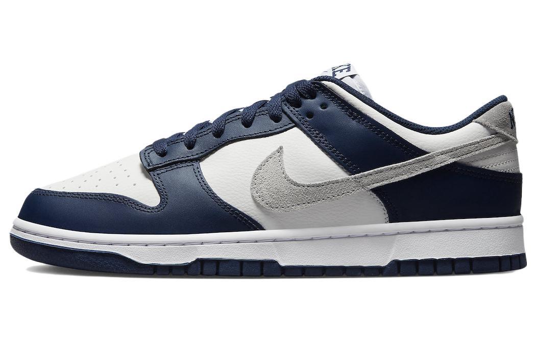 

Кеды унисекс Nike Dunk Low Midnight Navy синие 43 EU, Синий, Dunk Low Midnight Navy