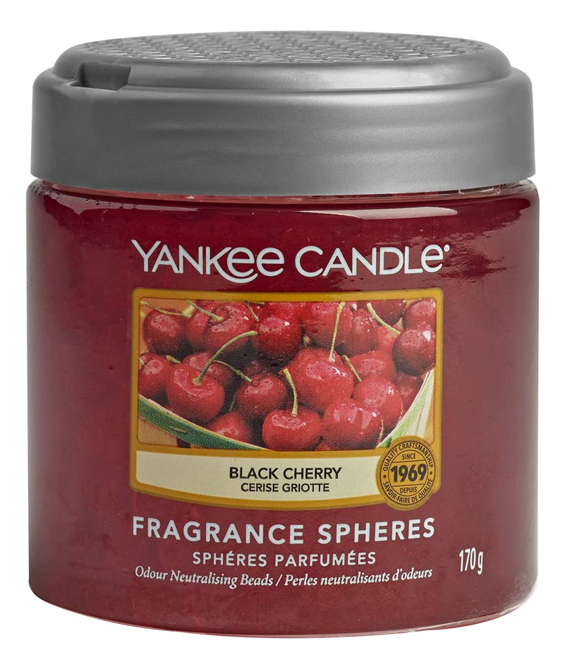 фото Ароматическая сфера yankee candle black cherry 170г