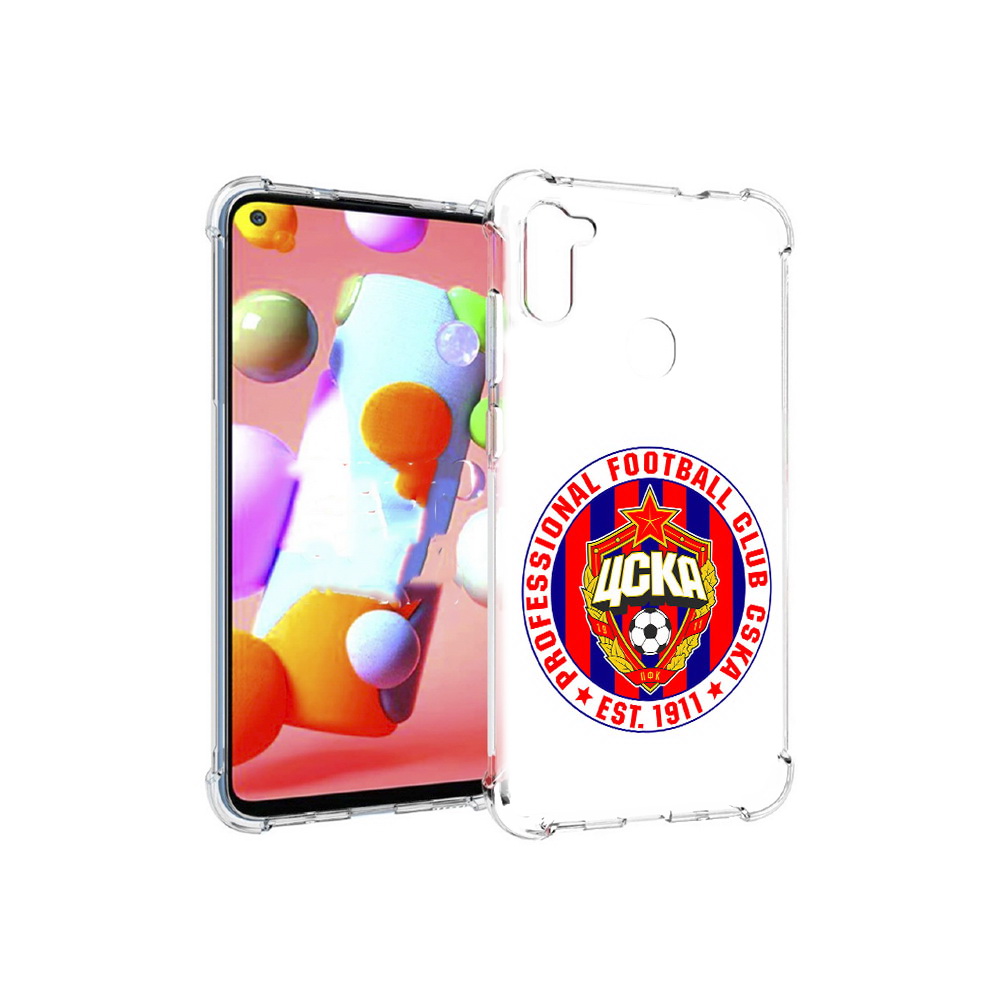 Чехол MyPads Tocco для Samsung Galaxy M11 ФК ЦСК логотип (PT147121.487.178)