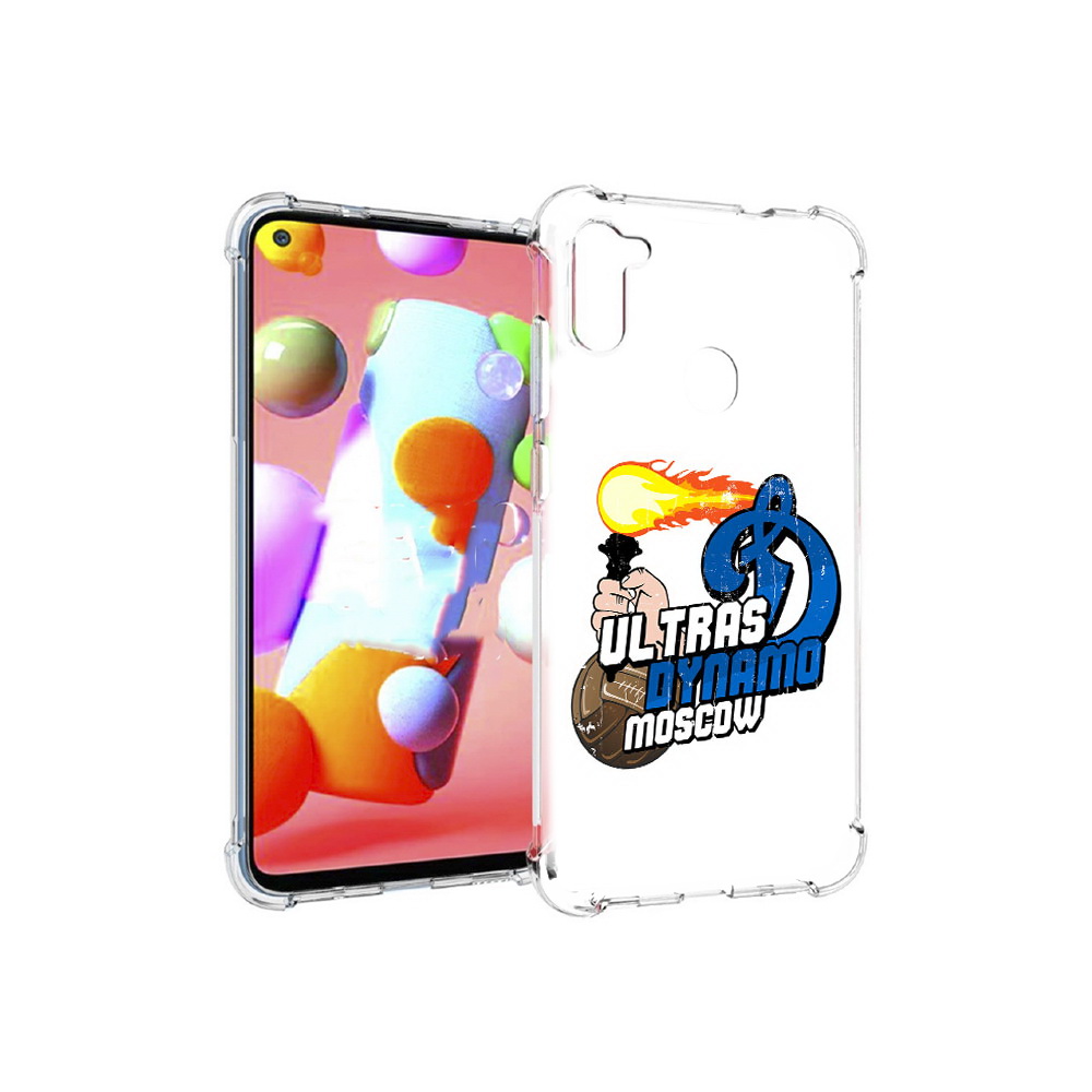 

Чехол MyPads Tocco для Samsung Galaxy M11 ФК Динамо (PT147121.487.177), Прозрачный, Tocco