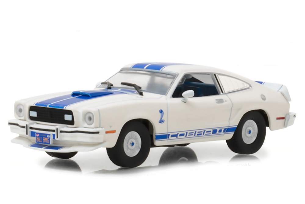 

Модель коллекционная Ford mustang cobra ii 1976 / форд мустанг из к/ф "ангелы чарли", Белый