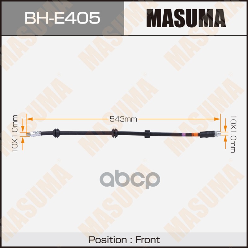 

Шланг Тормозной Bmw 3 (E90) Передний Masuma арт. BHE405