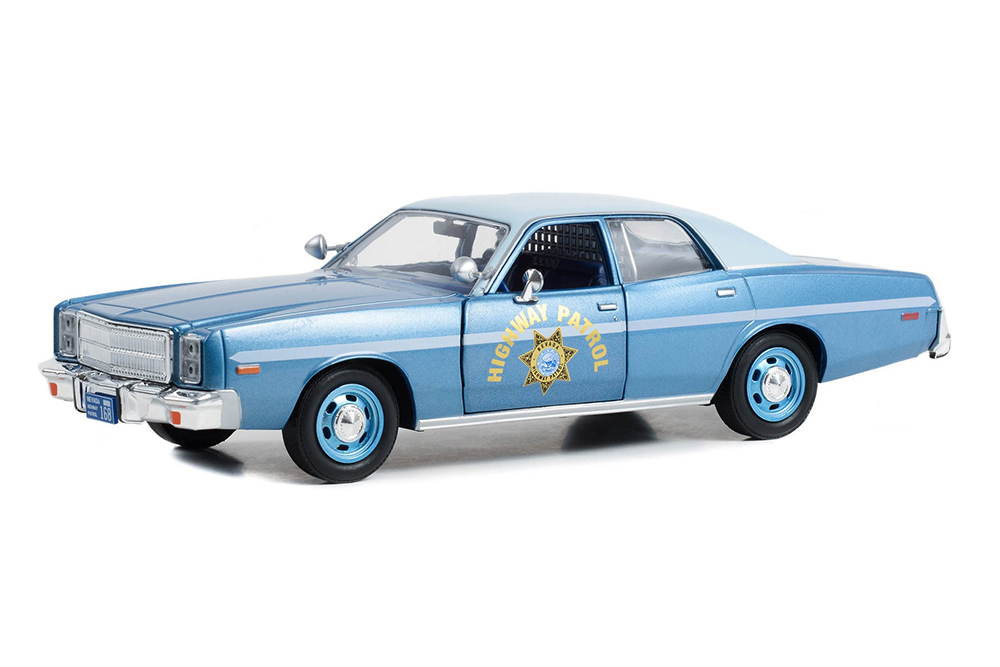 

Модель коллекционная GREENLIGHT Plymouth fury "nevada highway patrol" 1978, Синий