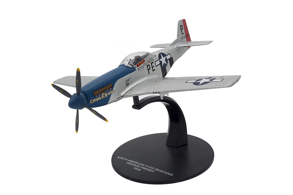 Модель коллекционная ATLAS North american P-51D mustang george preddy 1944 27 victory 2576₽