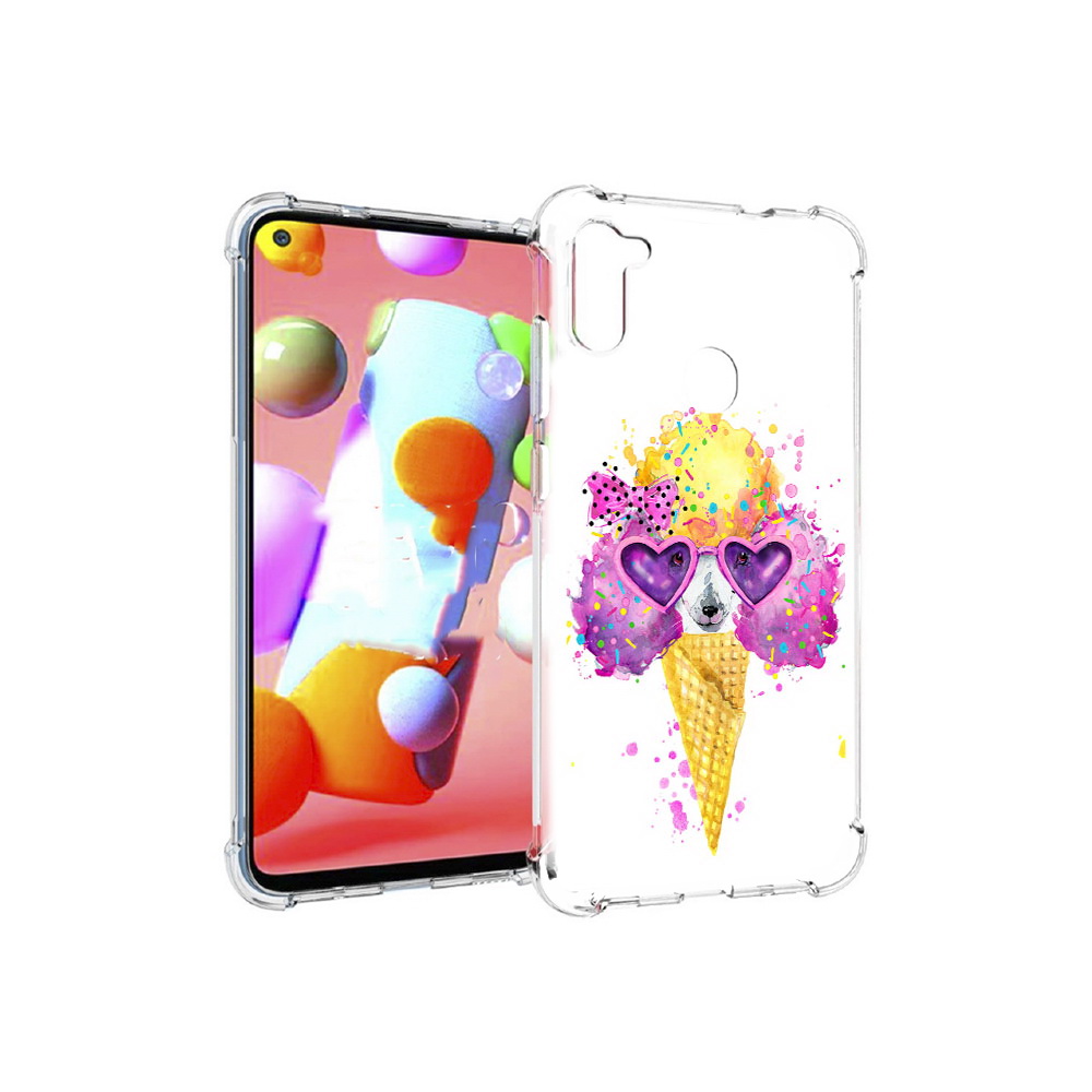 

Чехол MyPads Tocco для Samsung Galaxy M11 Рожок (PT147121.487.146), Прозрачный, Tocco