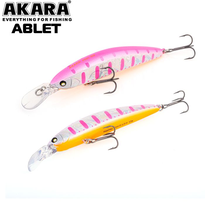 

Воблер Akara Ablet 90S 14 гр 1/2 oz 3,5 in A162, Разноцветный, Ablet