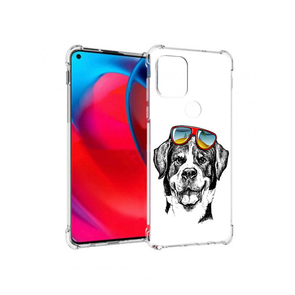 

Чехол MyPads Tocco для Motorola Moto G счастливая собака (PT227067.359.631), Прозрачный, Tocco