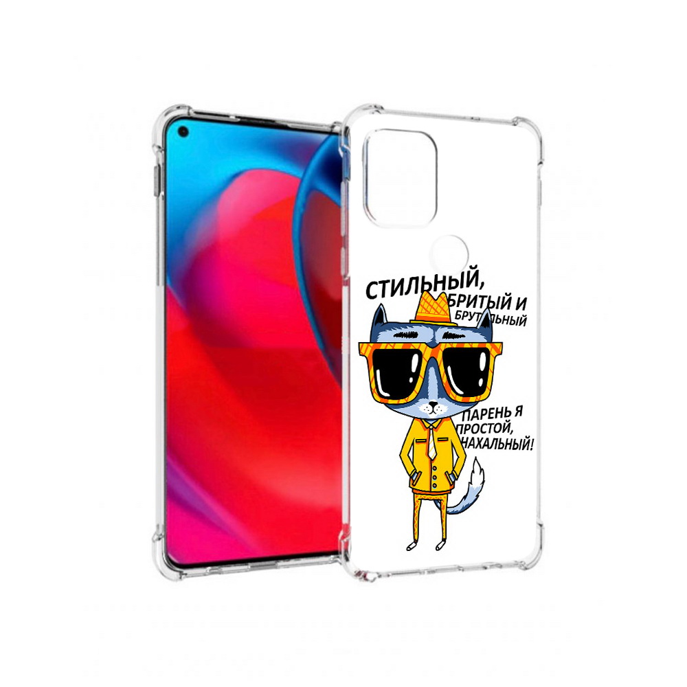 

Чехол MyPads Tocco для Motorola Moto G стильный кот (PT227067.359.625), Прозрачный, Tocco