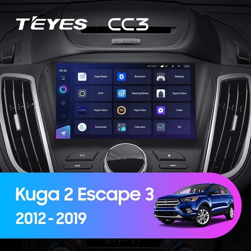 Штатная магнитола Teyes CC3 432 Ford Kuga 2 2012-2019 Тип-B 3950000₽