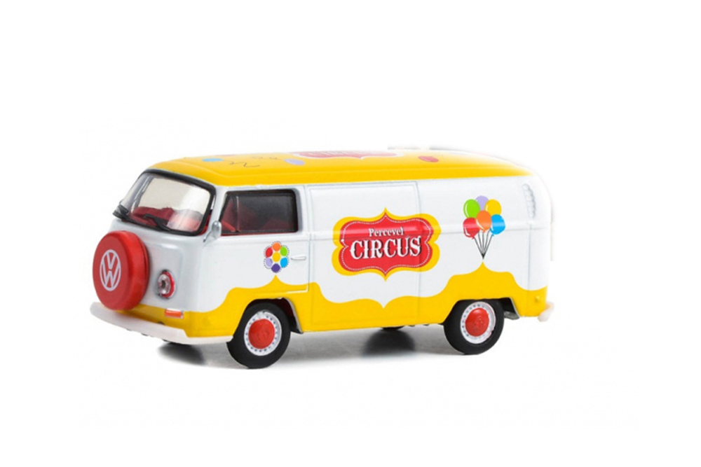 

Модель коллекционная GREENLIGHT Vw volkswagen T2 van "the circus" 1971, Желтый