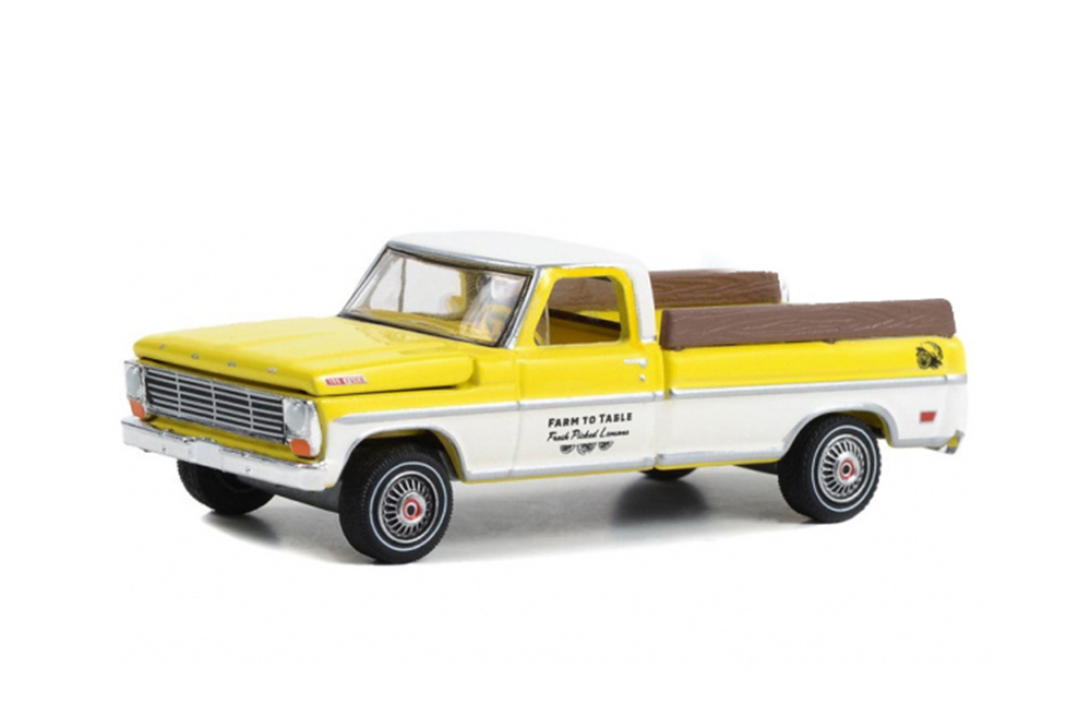 

Модель коллекционная GREENLIGHT Ford F-100 "farm to table fresh picked lemons" 1967, Желтый