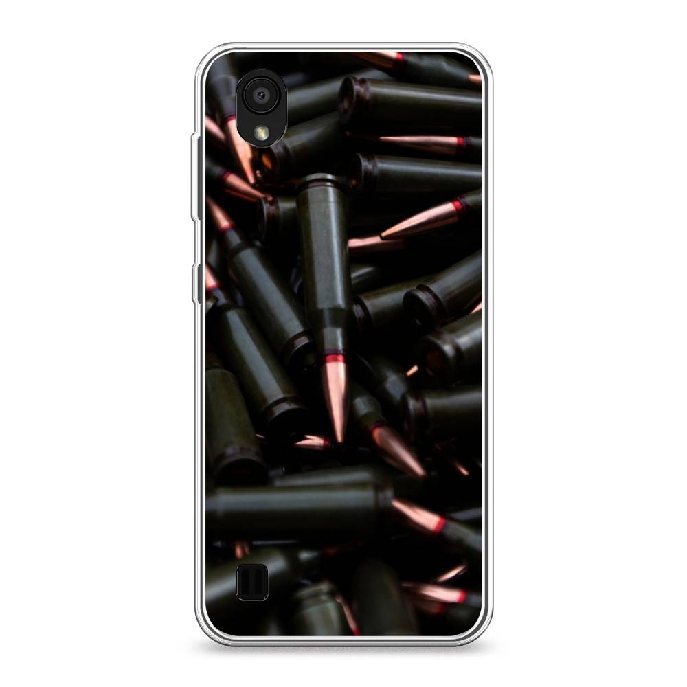 

Чехол Awog на ZTE Blade A5 (2019) / ЗТЕ Блэйд A5 (2019) "Пули черные", Разноцветный, 133050-5