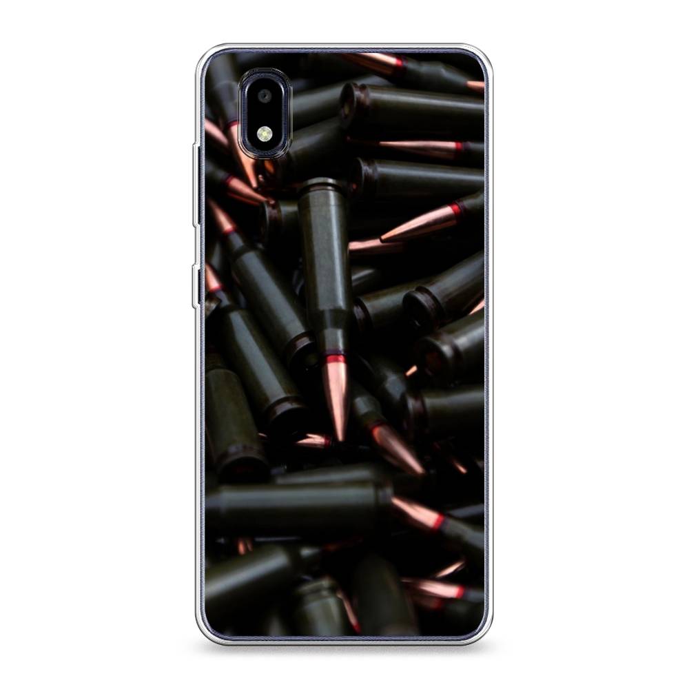 

Чехол Awog на ZTE Blade A3 (2020) / ЗТЕ Блэйд A3 (2020) "Пули черные", Разноцветный, 133650-5