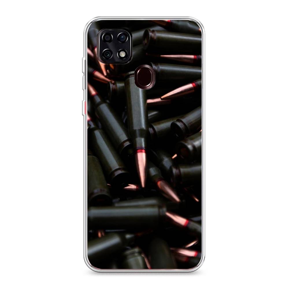 

Чехол Awog на ZTE Blade 20 Smart / ЗТЕ Блэйд 20 Smart "Пули черные", Разноцветный, 133550-5