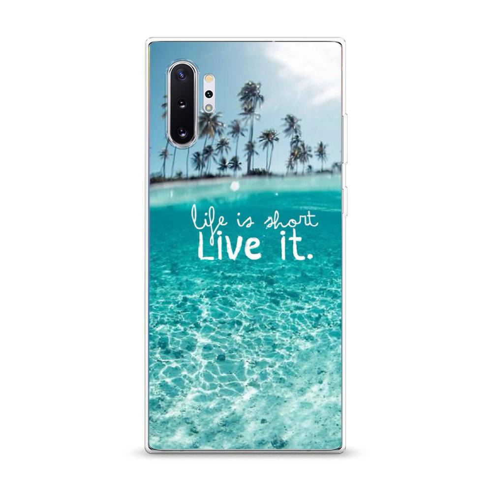 

Чехол Awog на Samsung Galaxy Note 10 Plus "Live it", Разноцветный, 28550-7