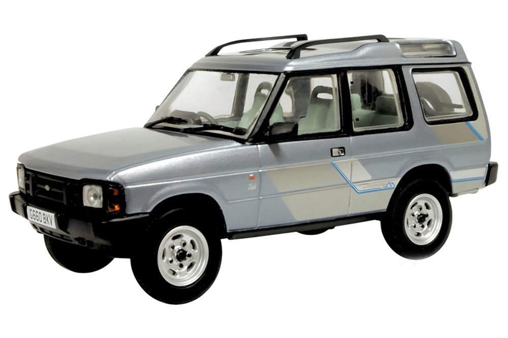 Модель коллекционная OXFORD Land rover discovery 1 4X4 1998 light blue