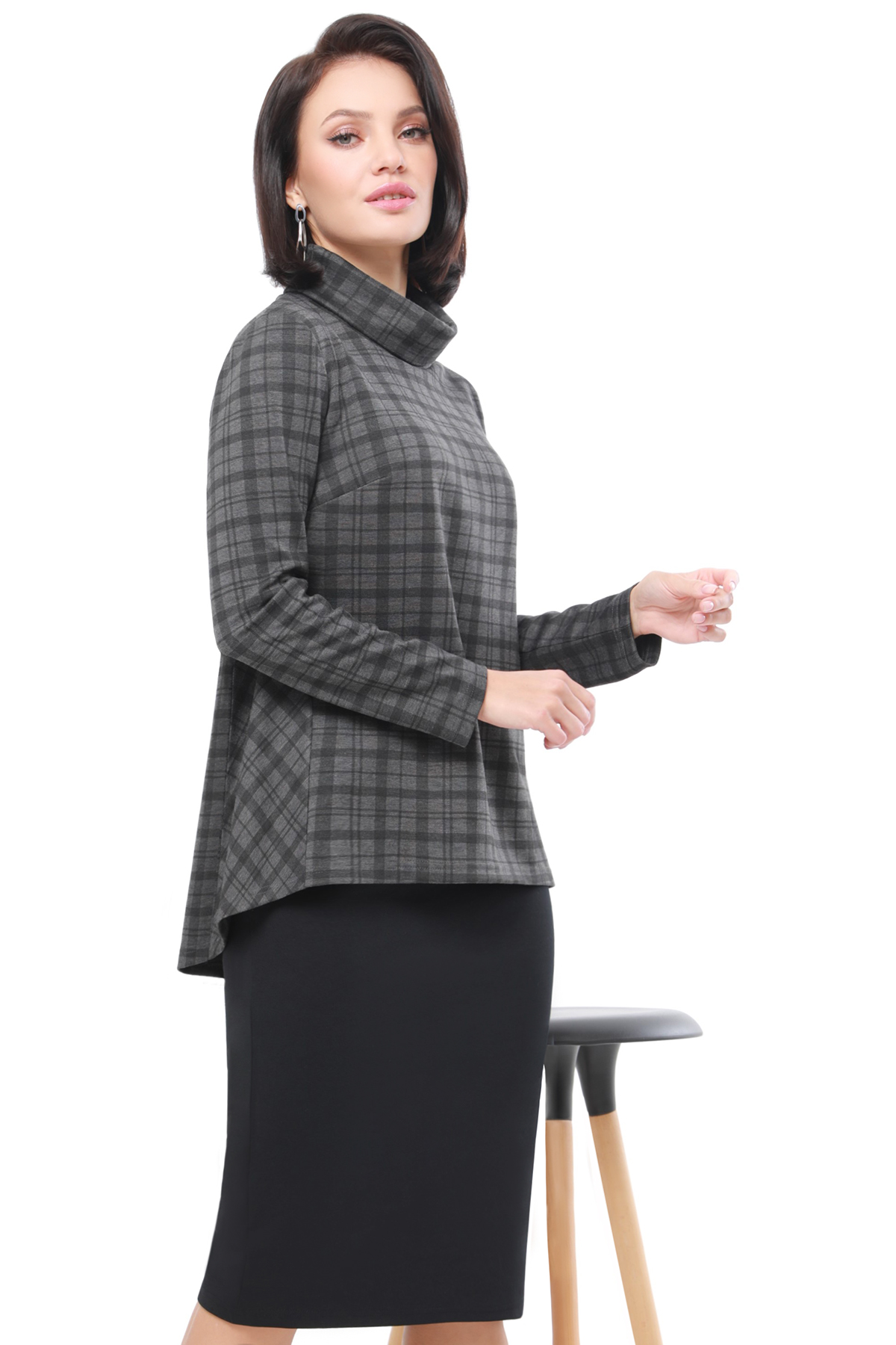 

Костюм женский DSTrend 494 серый 52 RU, 0494